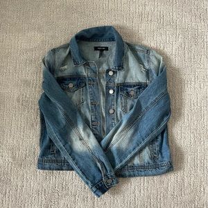 Large Black Label jean jacket